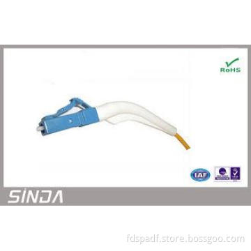 LC Fiber Optic Connector , LC Bend Boots Optical Connector